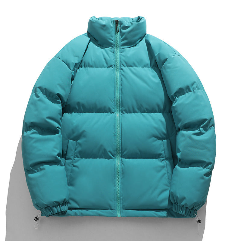 Unisex Padded Quilted Transitional Jacket with High Collar and Adjustable Hem Chichicherry