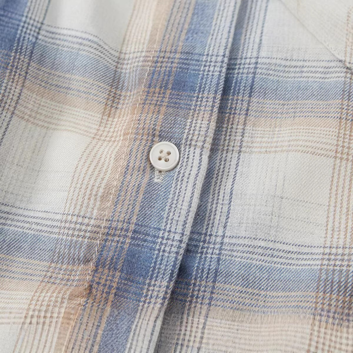 Women Oversize Check Shirt made of lightweight viscose with chest pocket Chichicherry