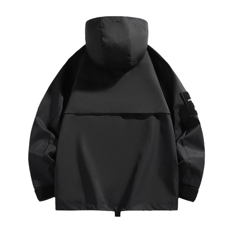 Men's Oversize Utility Parka with Hood, Multi-Pockets & Water-Repellent Functional Membrane Chichicherry