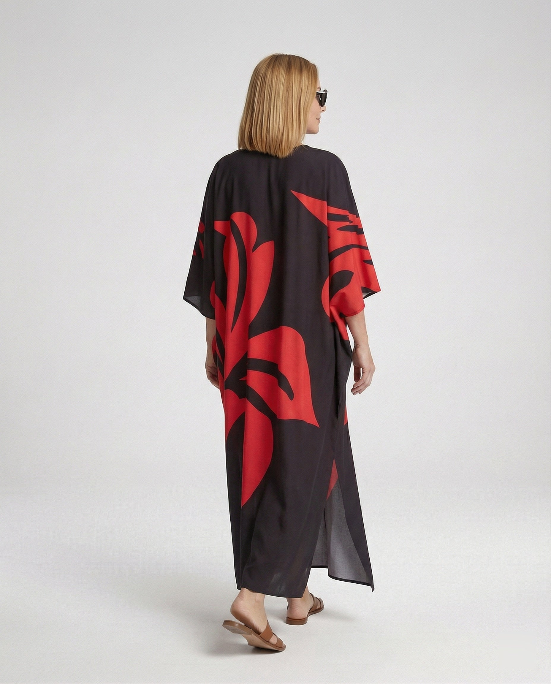 Women's Maxi Dress Kaftan V-Neck