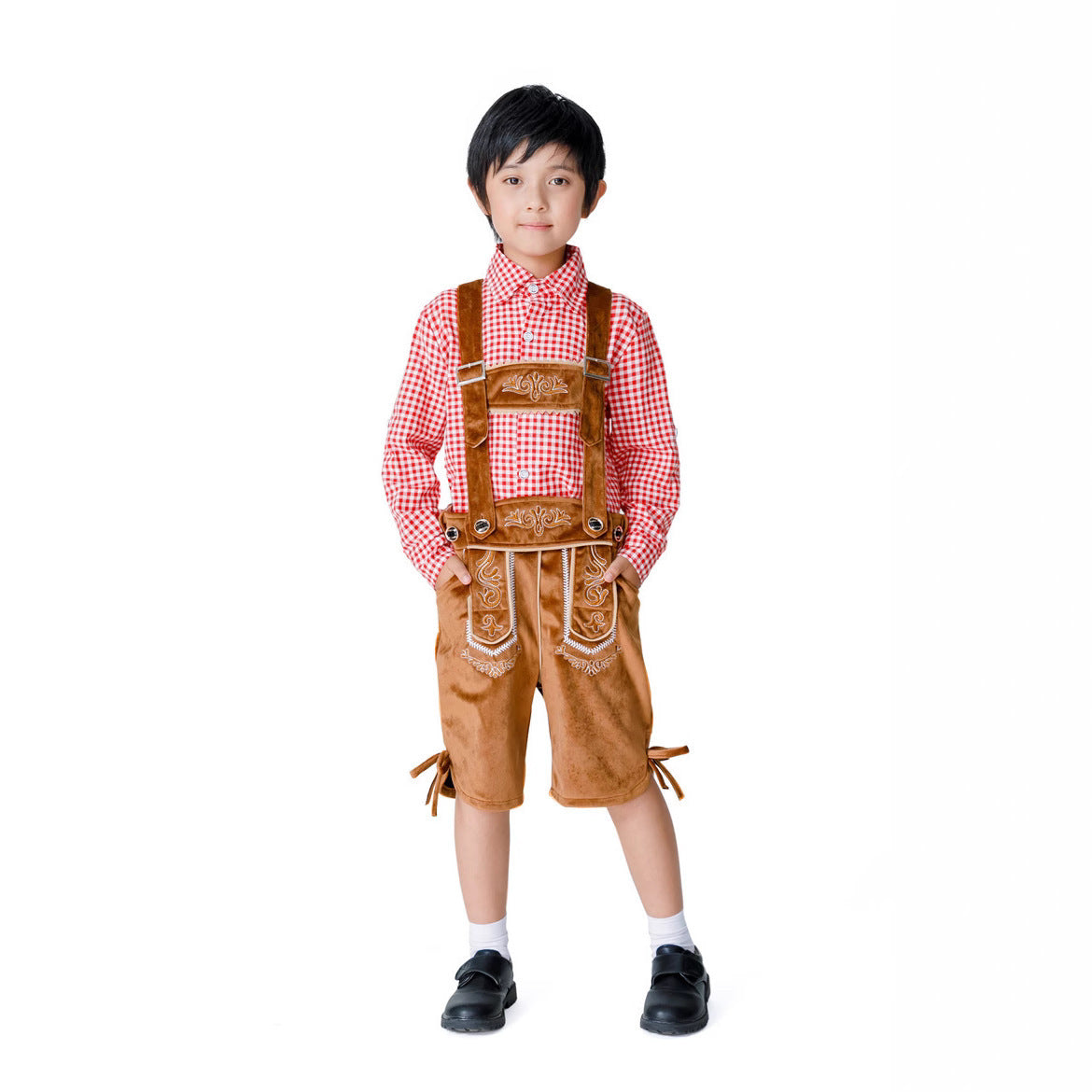 Boys' traditional shorts with elegant embroidery Chichicherry