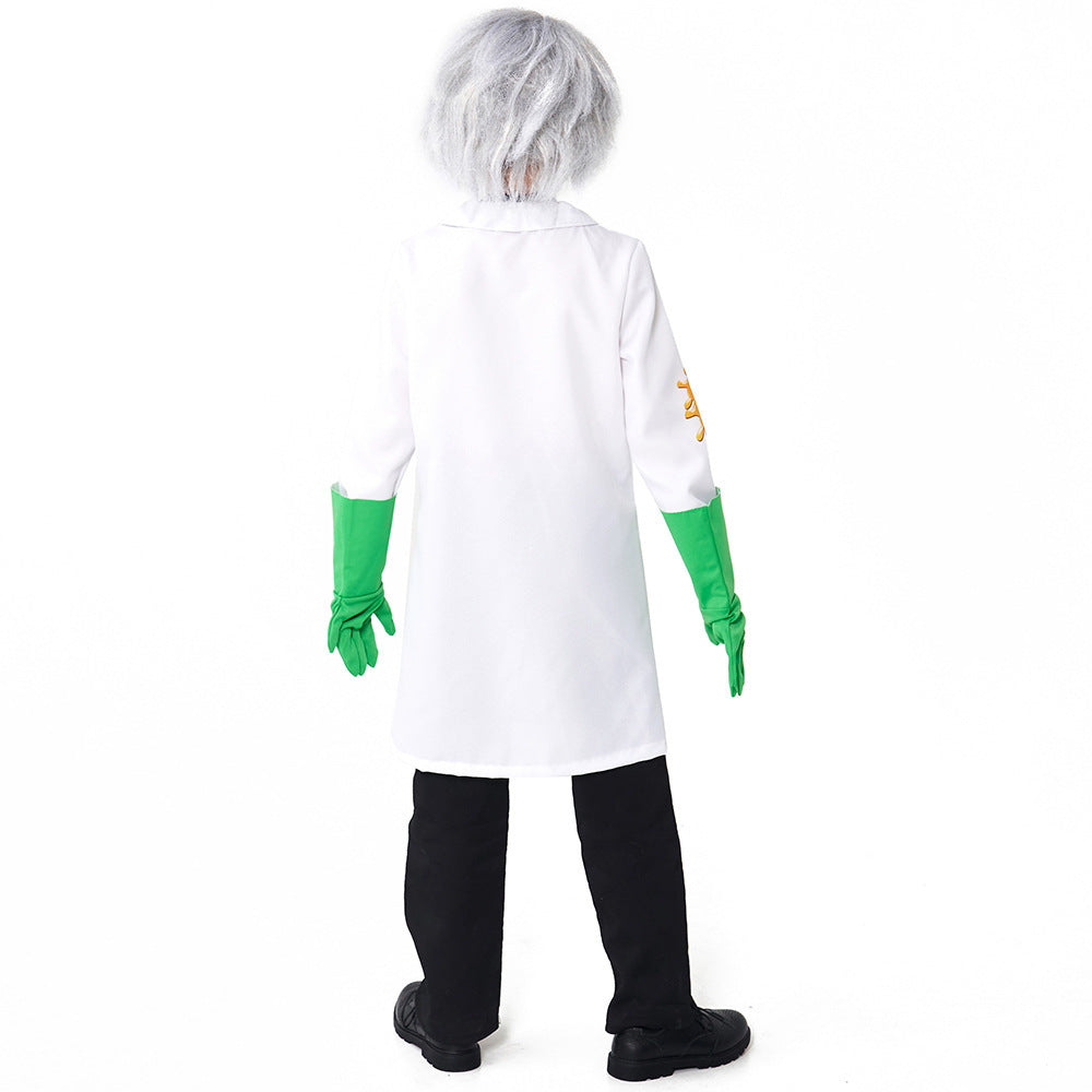 Unisex Lab Coat Costume with Funny Accessories Chichicherry