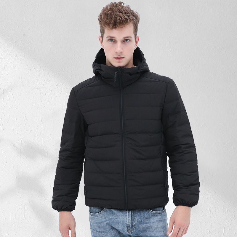 Men's lightweight quilted thermal jacket with stand-up collar Chichicherry