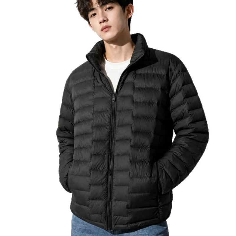 Men's Lightweight Padded Jacket with Down Look Chichicherry