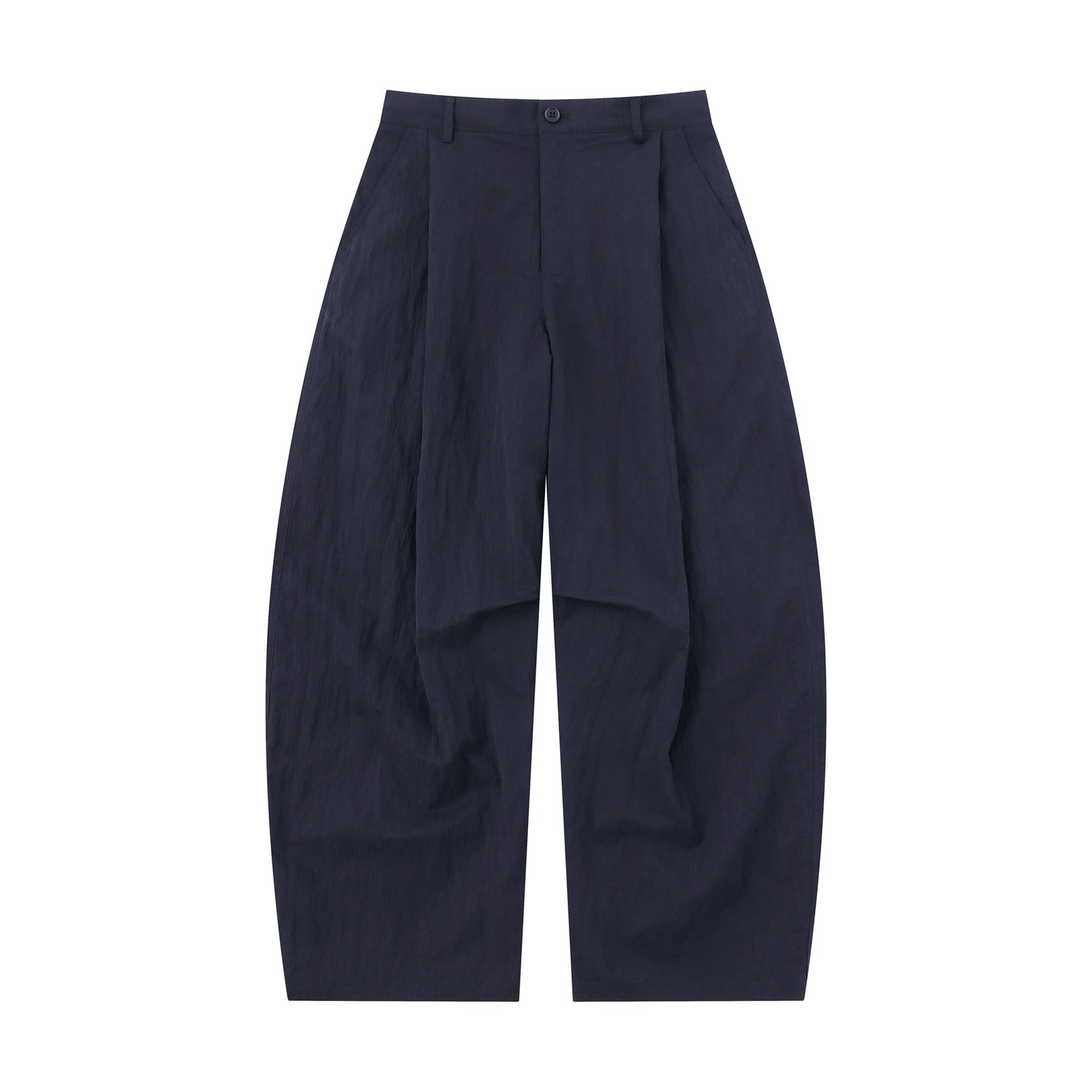 Women's Wide Culotte Pants with High Waist and Textured Cotton Blend Chichicherry