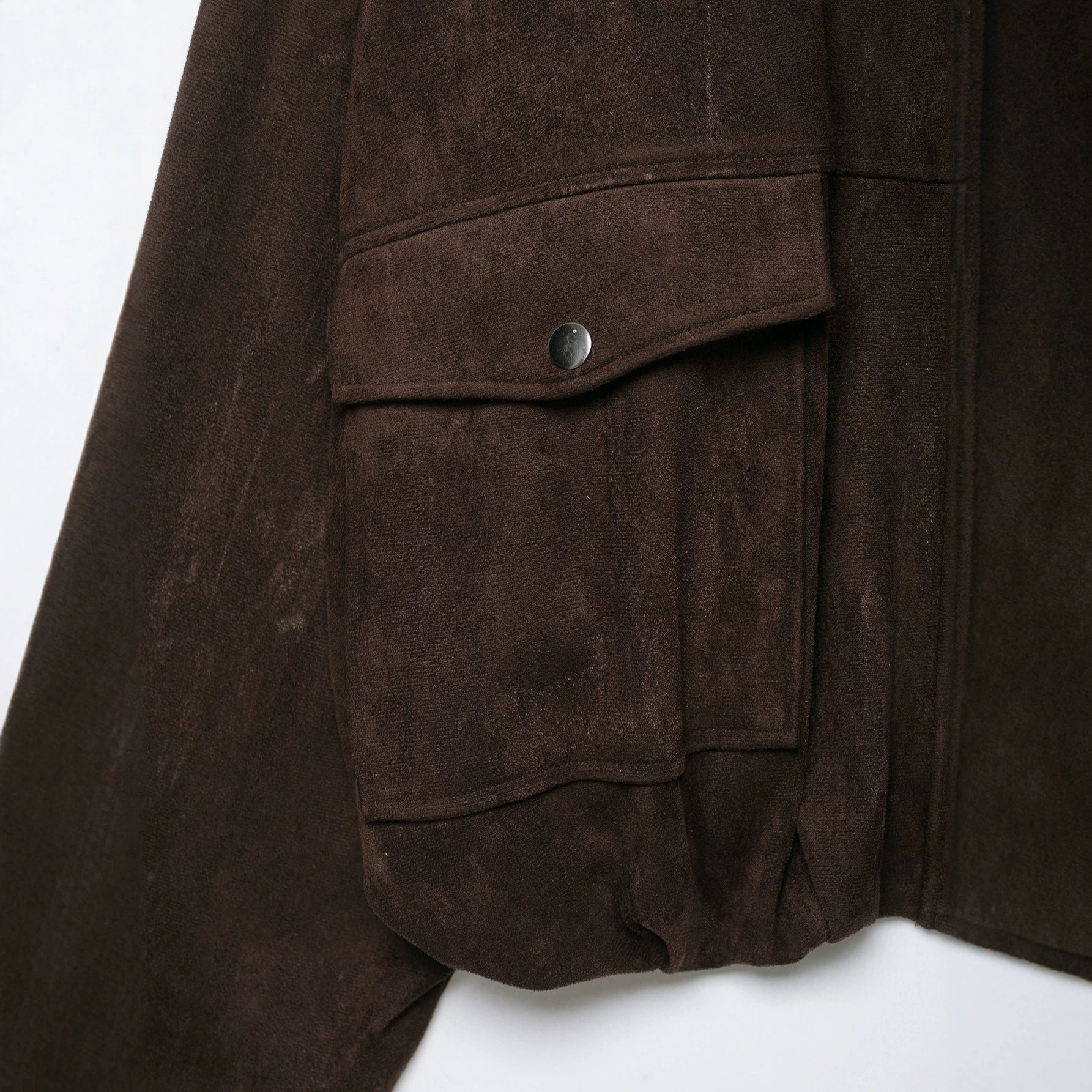 Women Short Suede-look Field Jacket Chichicherry