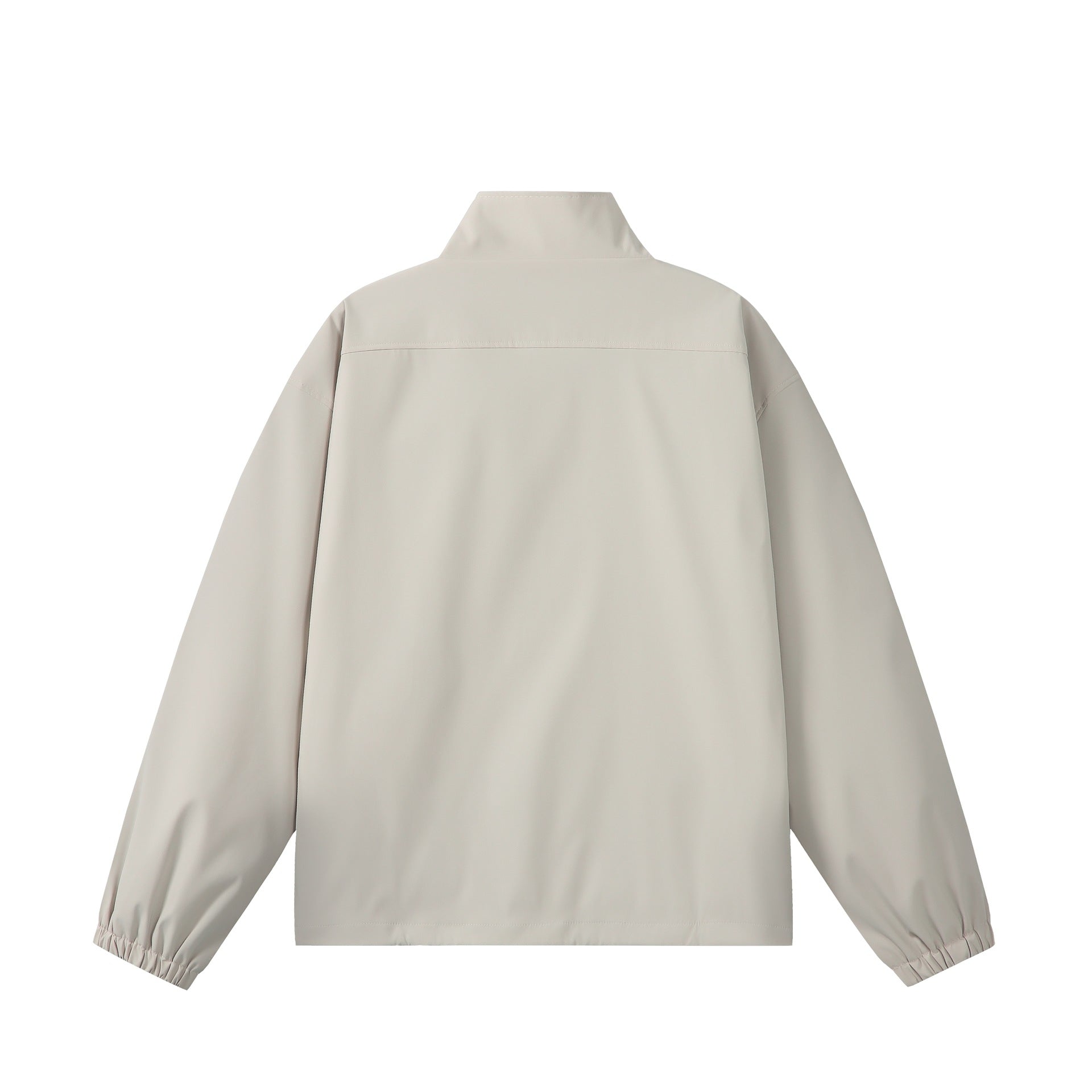 Unisex Lightweight, Packable Functional Jacket in Oversized Boxy Cut with Stand-Up Collar Chichicherry