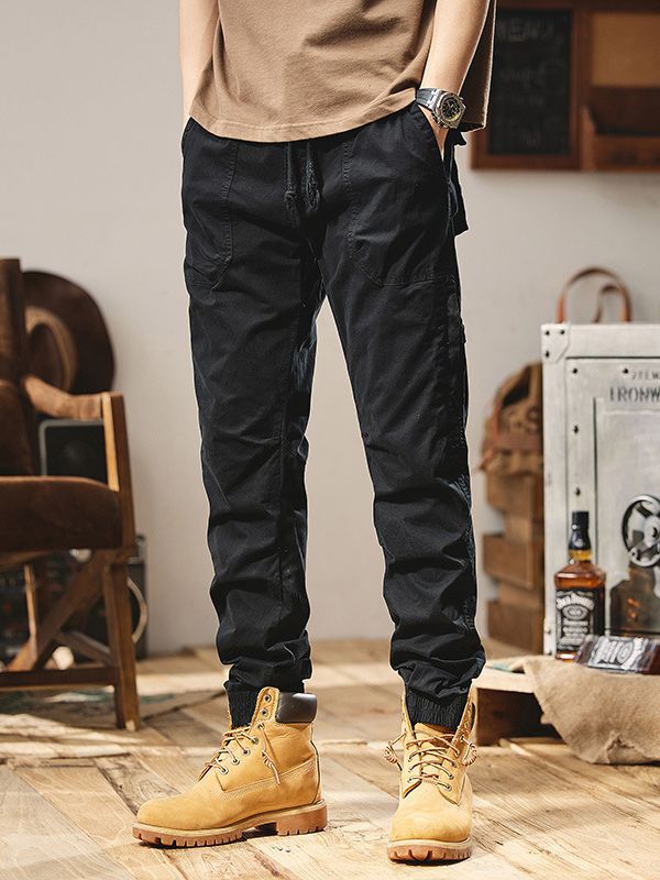 Men's Cargo Jogger Pants with Multi-Function Pockets Chichicherry