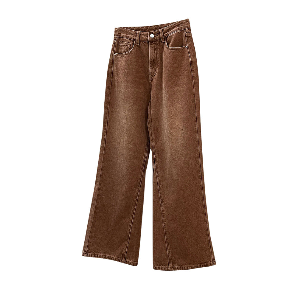 Ladies High-Cut Relaxed Palazzo Jeans made of Denim Chichicherry