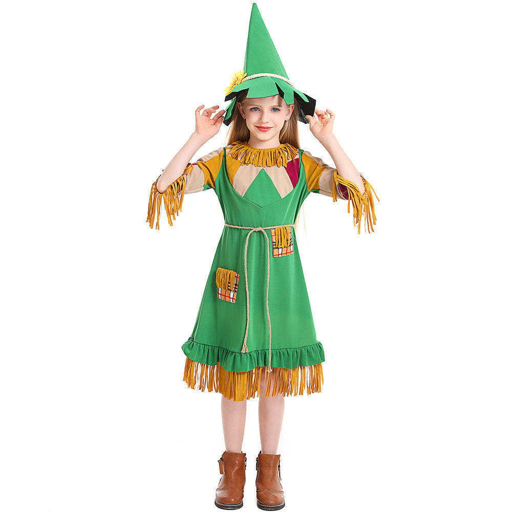 Girl Scarecrow Costume Chichicherry