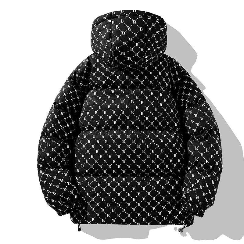 Men's padded parka with thermal insulation water-repellent surface & multifunctional pockets Chichicherry