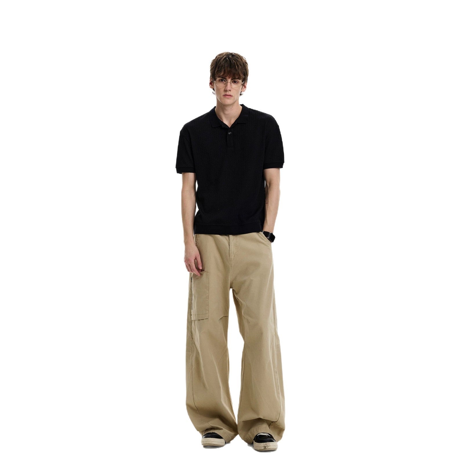 Men's Loose-Fitting Utility Pants Chichicherry