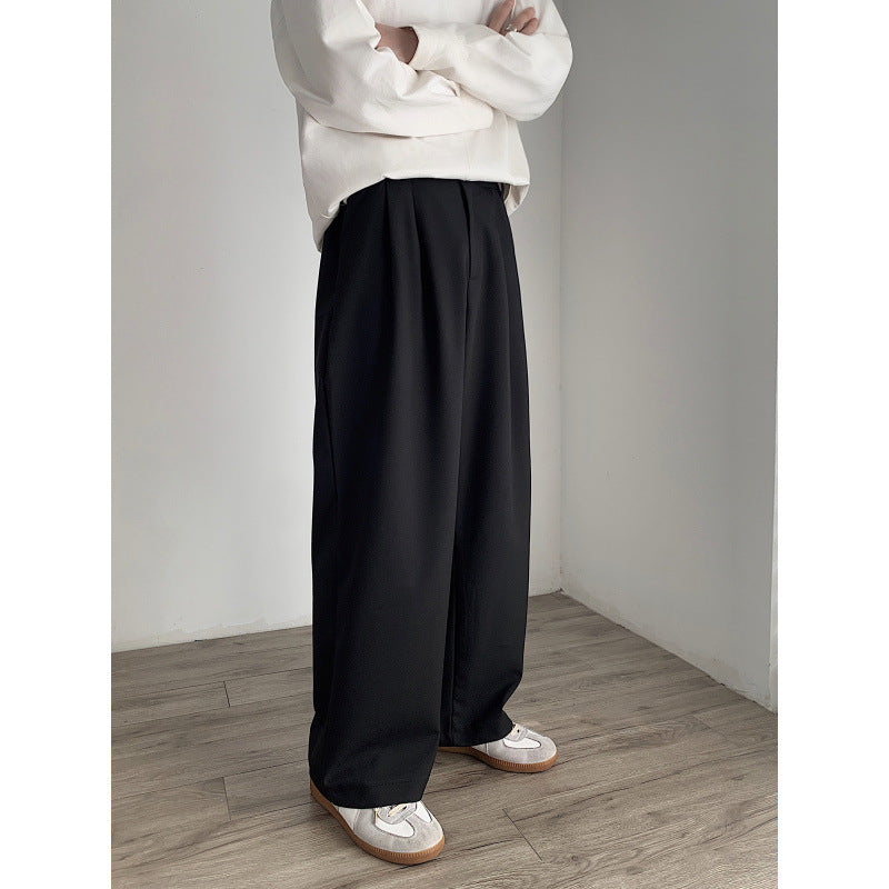 Women High-waisted wide pleated trousers with straight leg Chichicherry