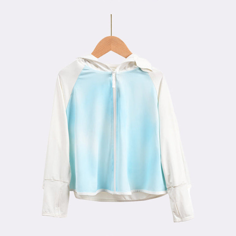 Girls functional UV protection jacket with hood Chichicherry