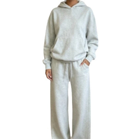 Women's Oversized Hoodie and Loose Jogging Pants Set made of Organic Fleece Chichicherry
