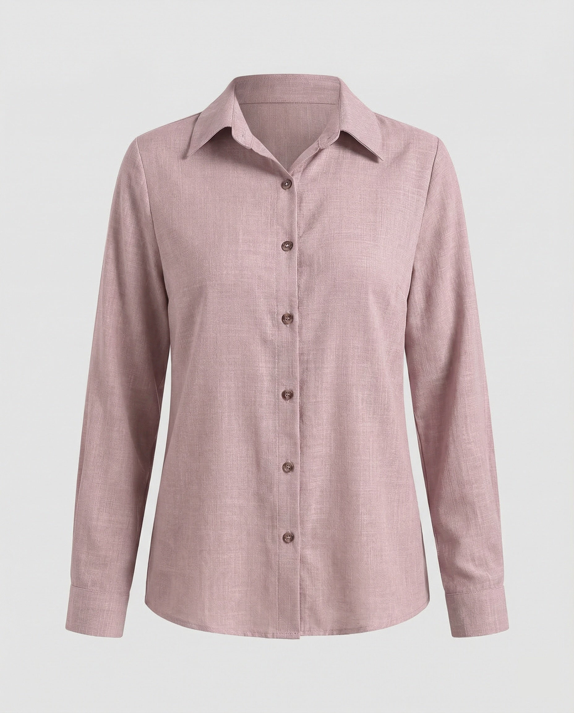 Bicolored blouse shirt denim look women