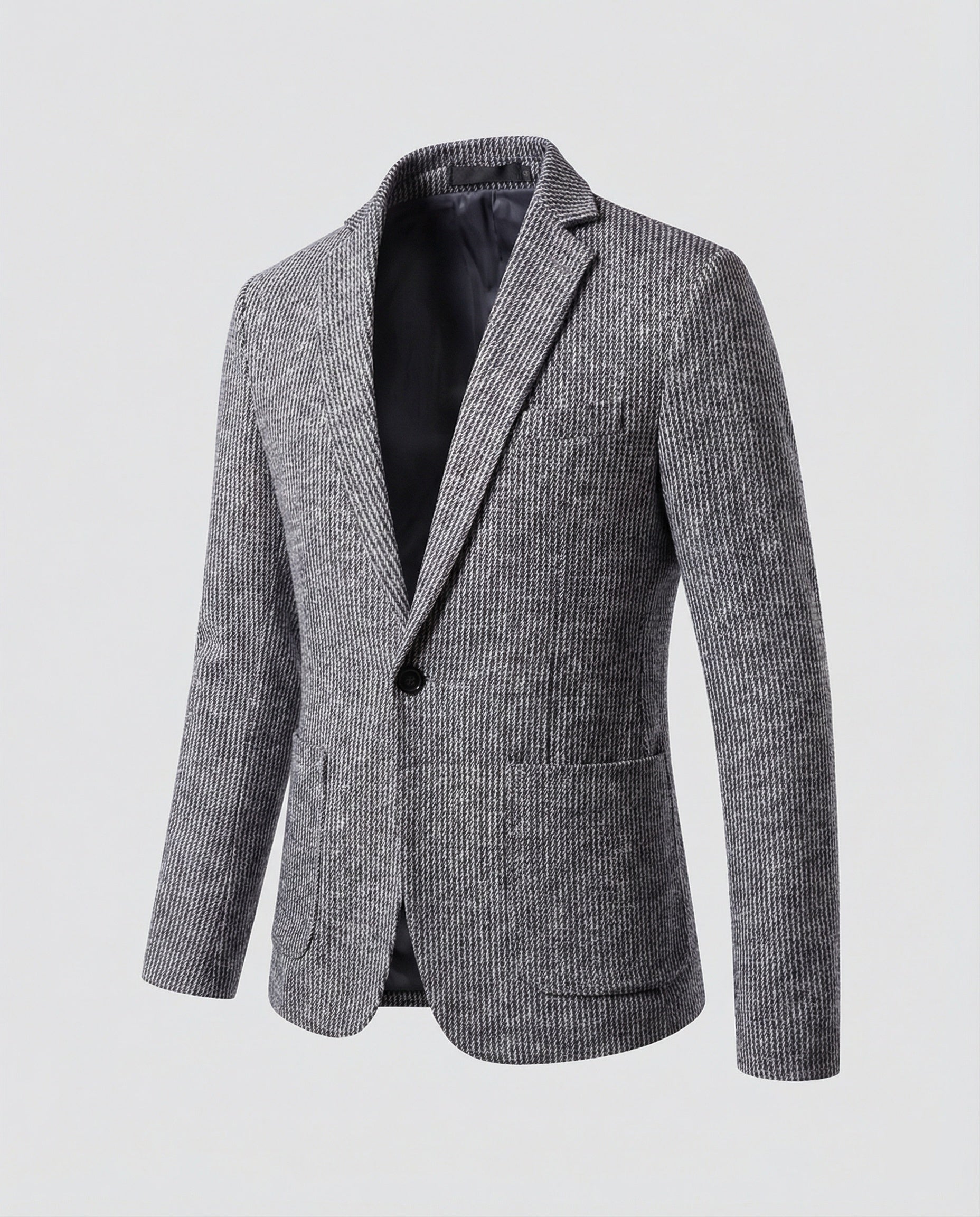 Men's Stripe Blazer Modern