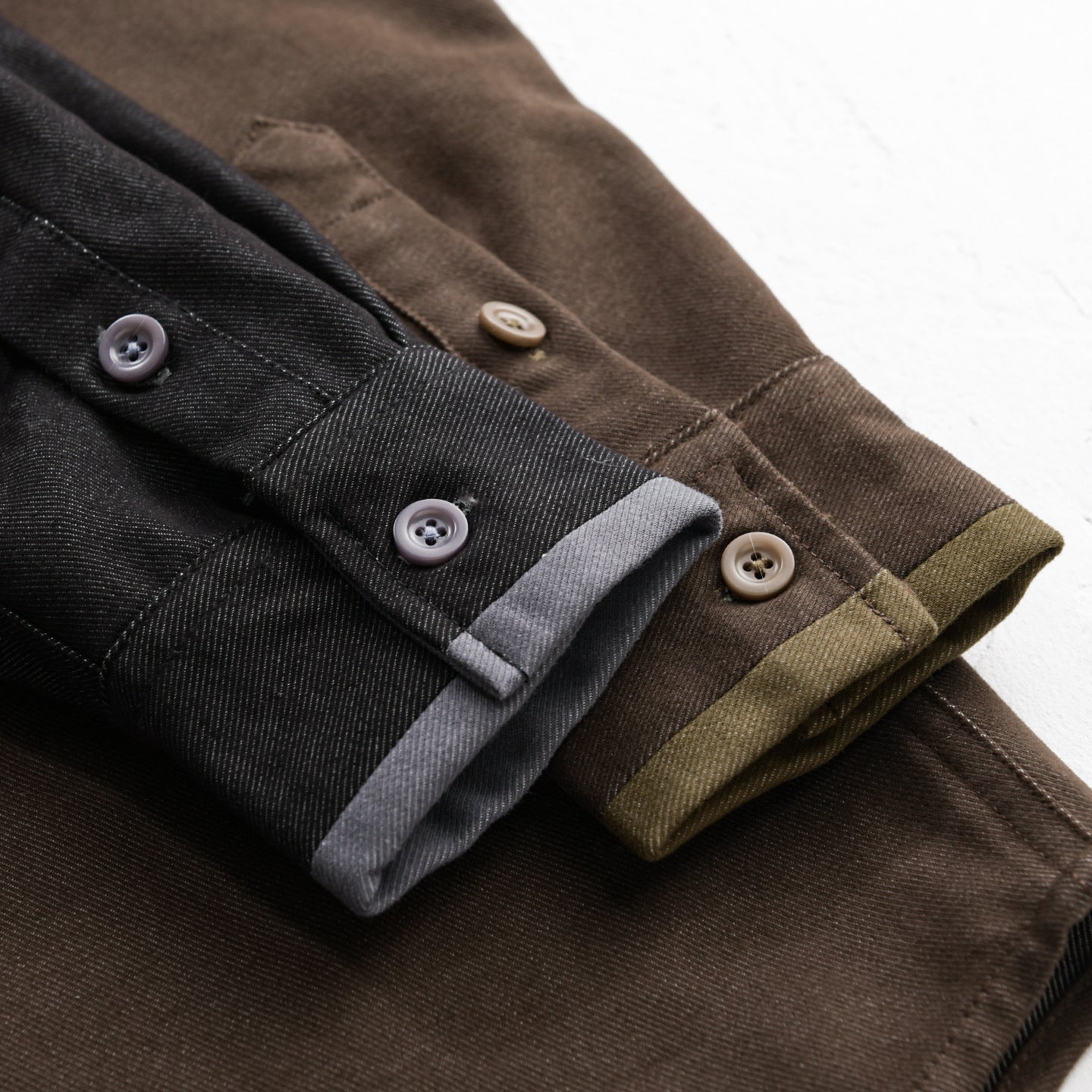 Men's Lightweight Cotton Twill Overshirt with Chest Pocket and Relaxed Fit Chichicherry