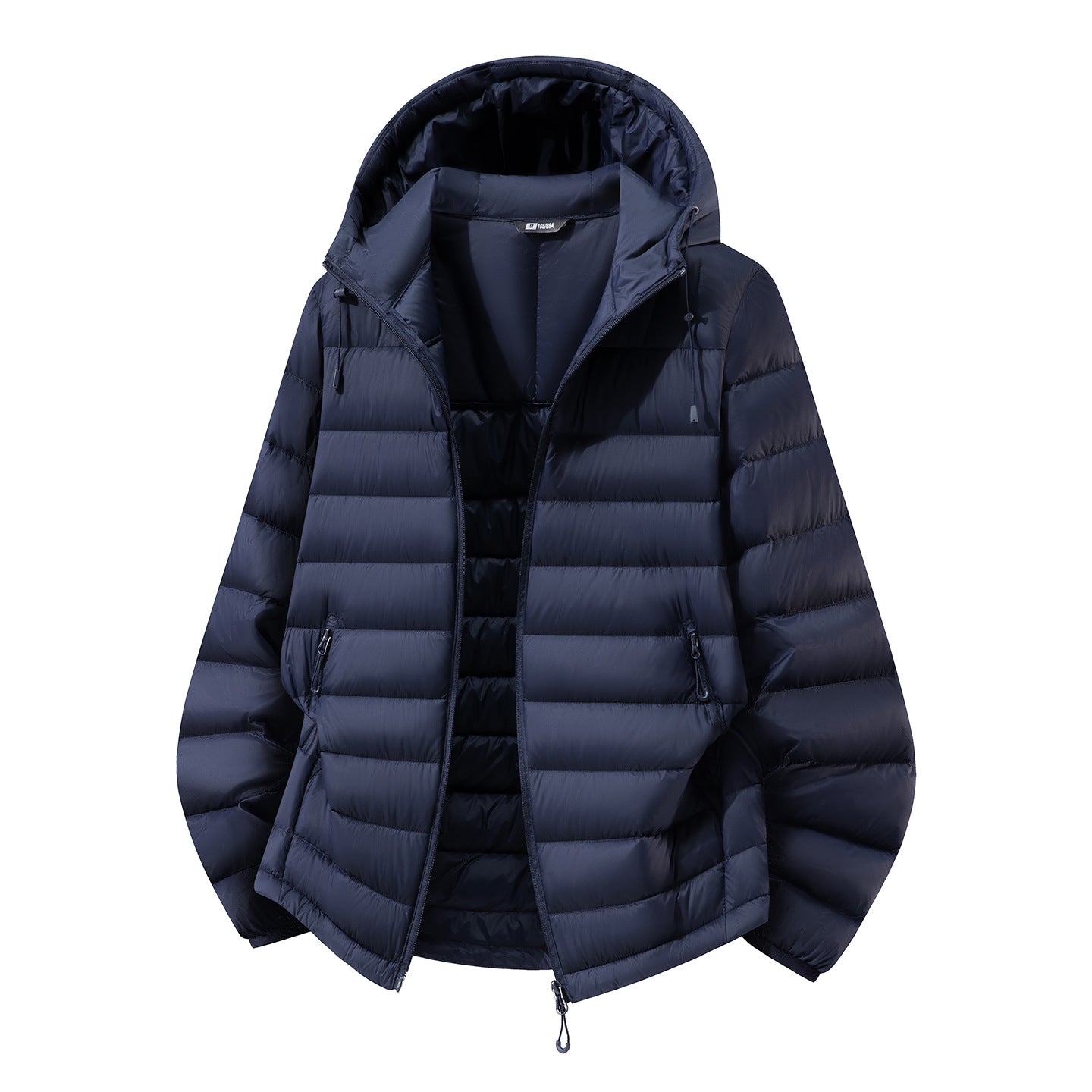 Women's lightweight quilted hooded jacket with thermal lining and two-way zipper Chichicherry