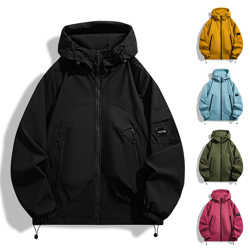 Men's Modern All-Weather Hoodie with Wind and Water-Repellent Membrane Chichicherry