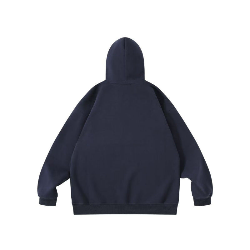 Unisex Oversize Hoodie with Statement Print and Kangaroo Pocket Chichicherry