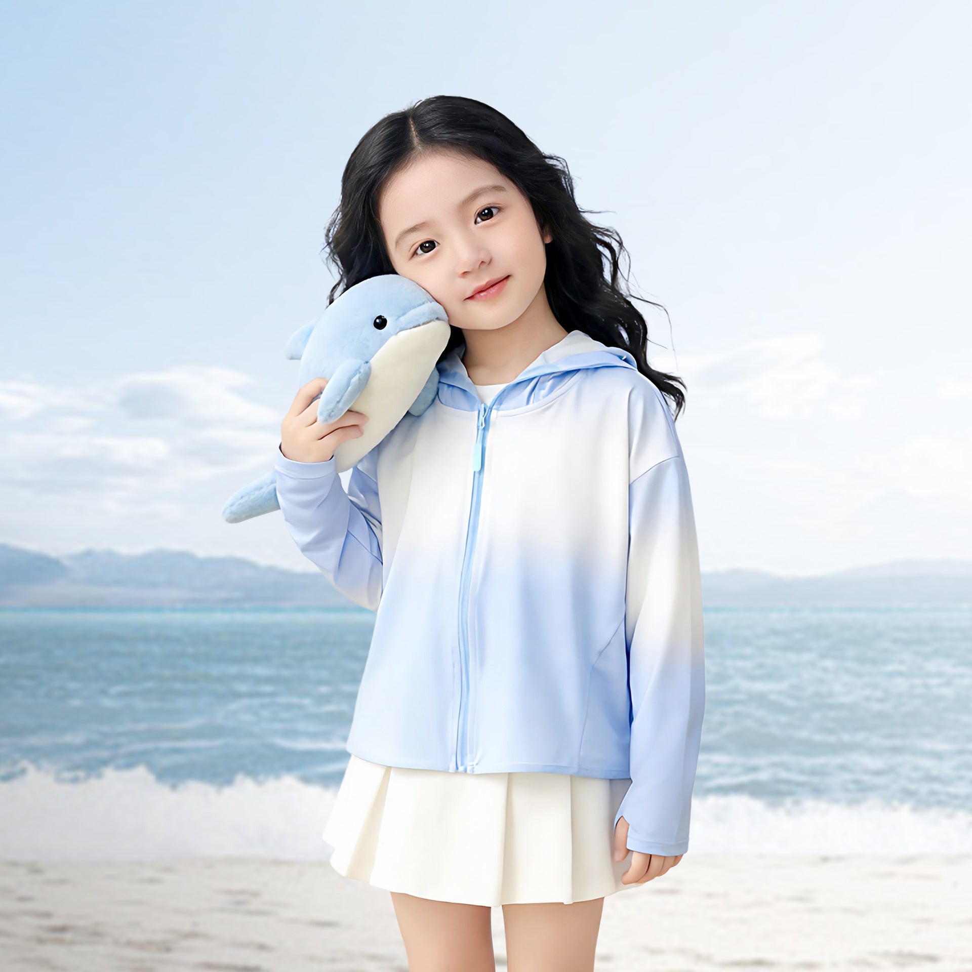 Women's UV protection jacket with hood and lightweight, breathable material Chichicherry