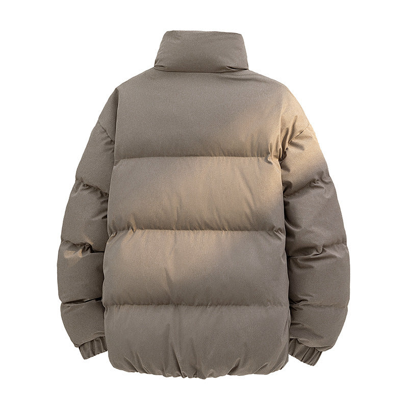 Men's Padded Quilted Jacket with Thermal Lining and High Collar Chichicherry