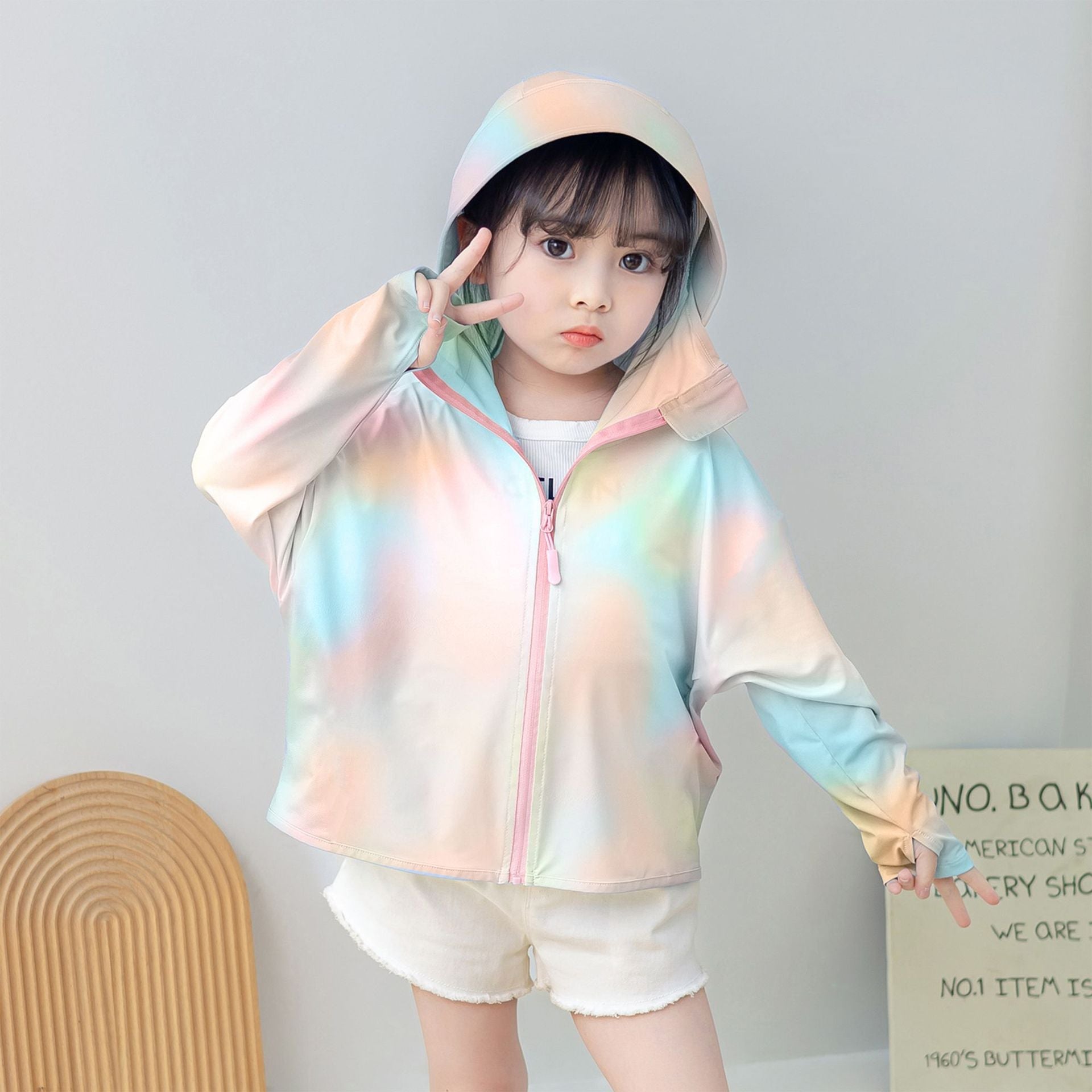Women's Lightweight UV Protection Jacket with Hood Chichicherry