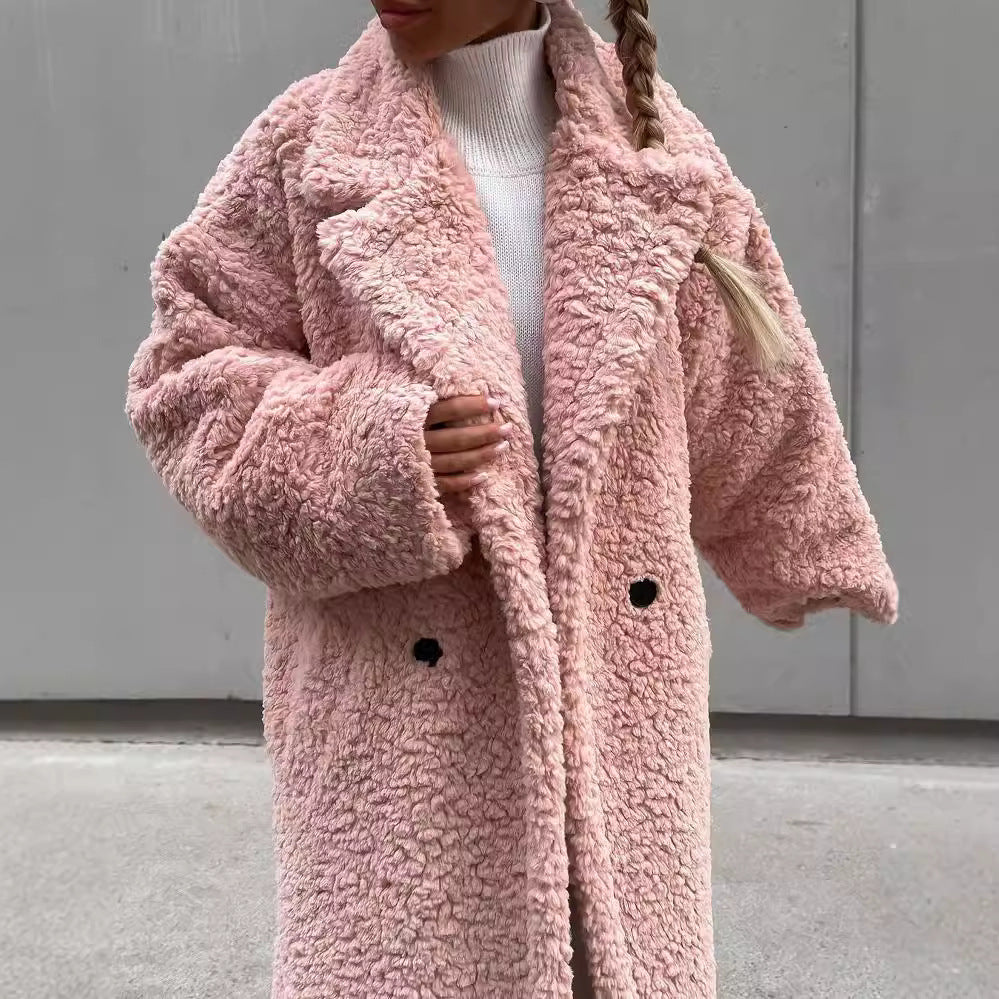Damen wadenhohe robuste Schnürstiefel mit Plateau-Profilsohle Chichicherry