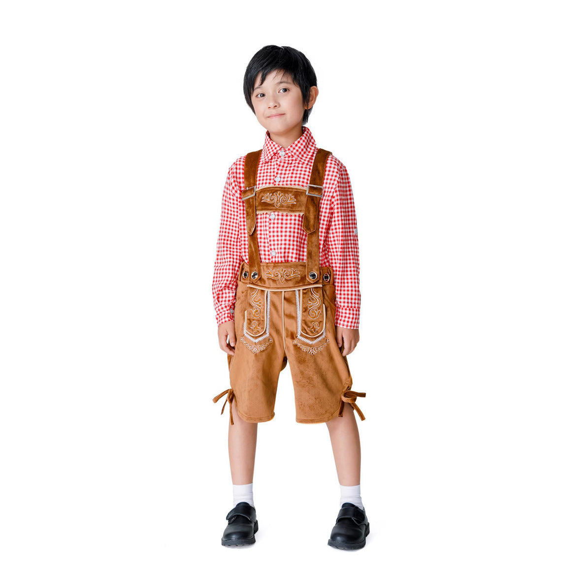 Boys' traditional shorts with elegant embroidery Chichicherry
