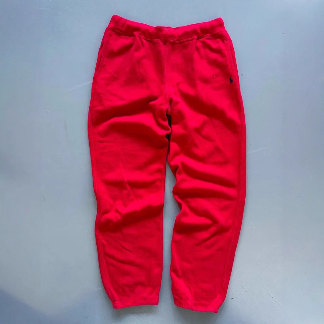 Men's Loose Baggy Sweatpants with Elastic Waistband and Embroidered Logo Chichicherry