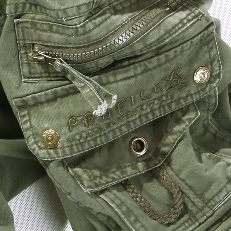 Men's Robust Cargo Work Pants with Multiple Pockets, Knee Pleats and Relaxed Fit Chichicherry