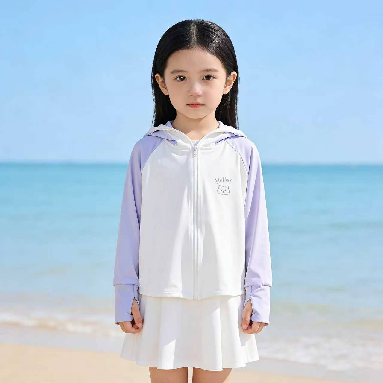 Women's Summer UV Protection Jacket with Hood Chichicherry