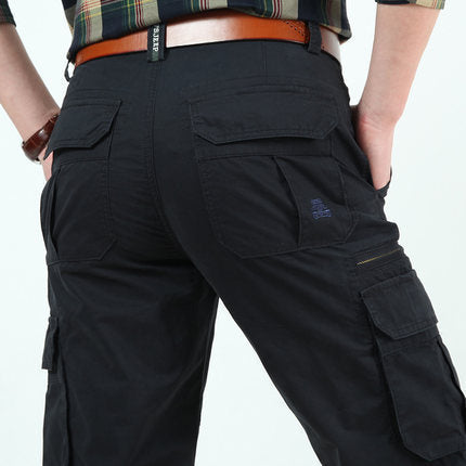 Men's Cargo Pants with Multi-Function Pockets, Durable Canvas and Ergonomic Cut Chichicherry