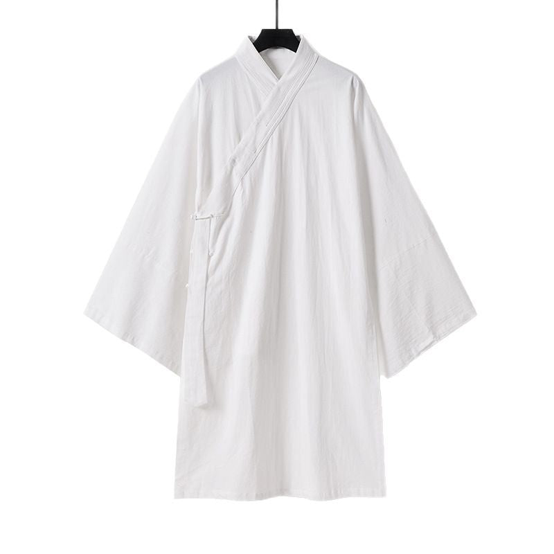 Unisex Oversize-Kimono-Coat made of cotton blend with loose fit and tie belt Chichicherry