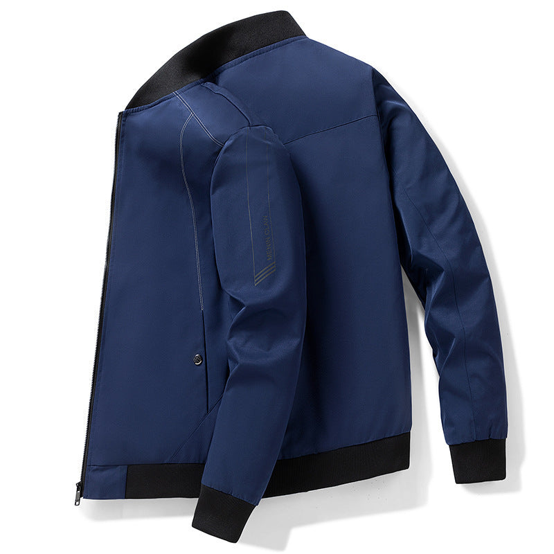Men's minimalist tech bomber with wind and water-repellent shell Chichicherry