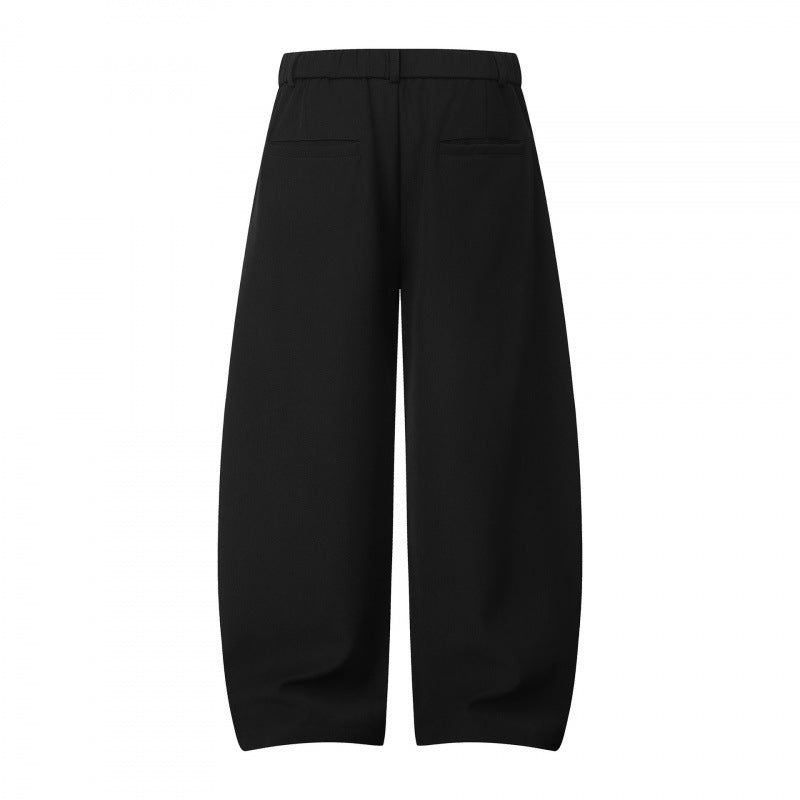 Ladies culotte pants with balloon-like silhouette, high waist and pleats Chichicherry