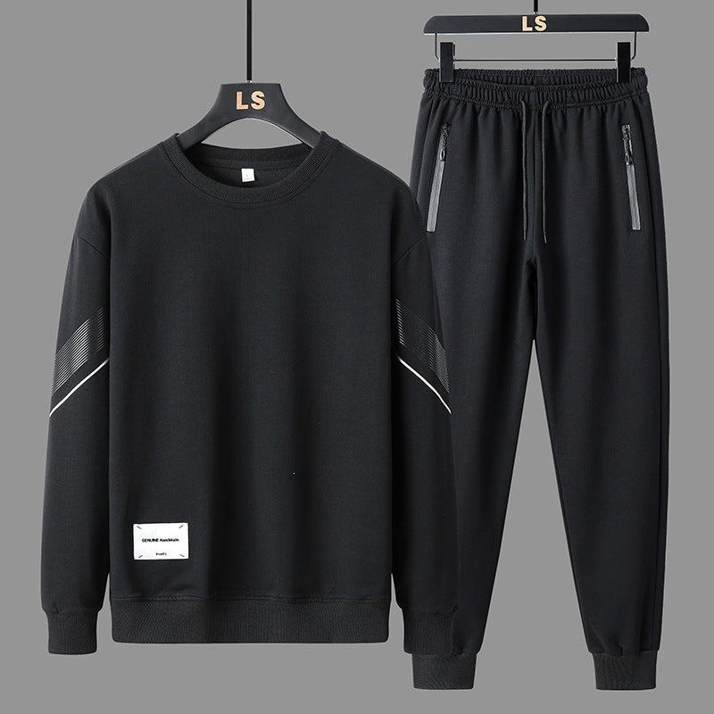 Men's sporty leisure training set made of sweatshirt & joggers with zip pockets Chichicherry