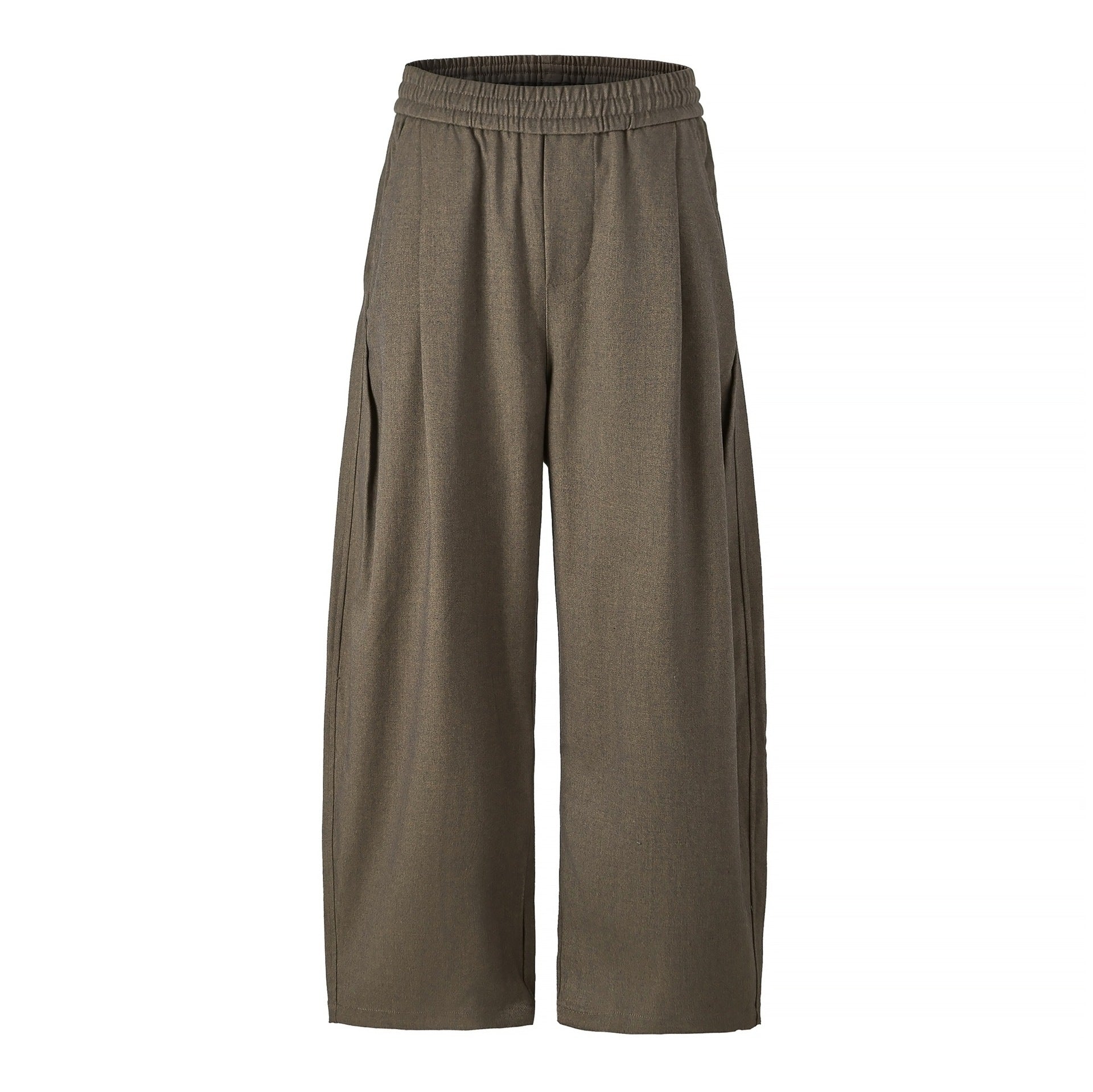 Women's High Waisted Culotte Pants with Wide Leg and Elastic Waistband Chichicherry