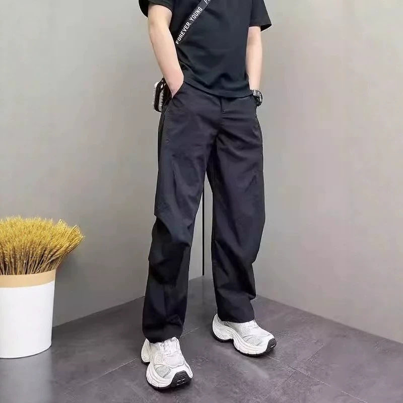 Men's Wide-Cut Cargo Pants Chichicherry 1787981838