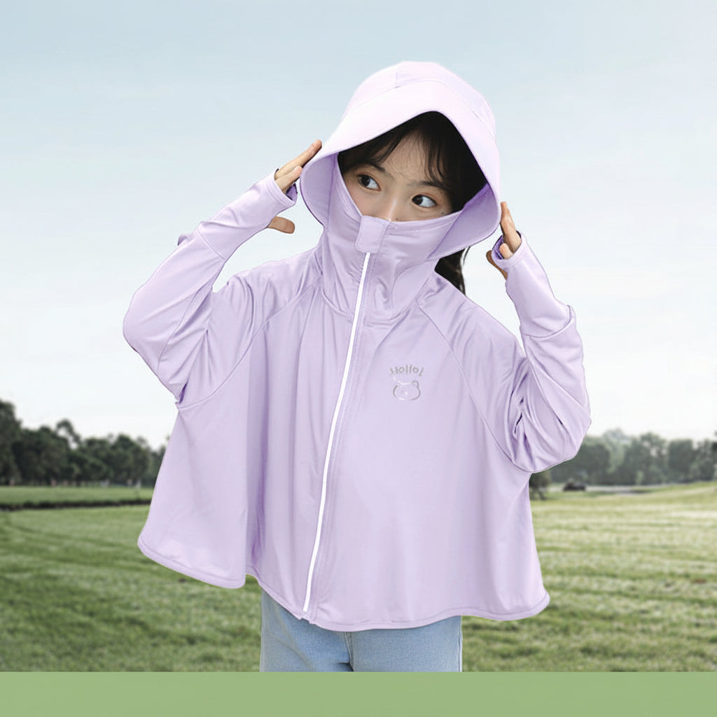 Women's UV protection jacket with hood and breathable design Chichicherry