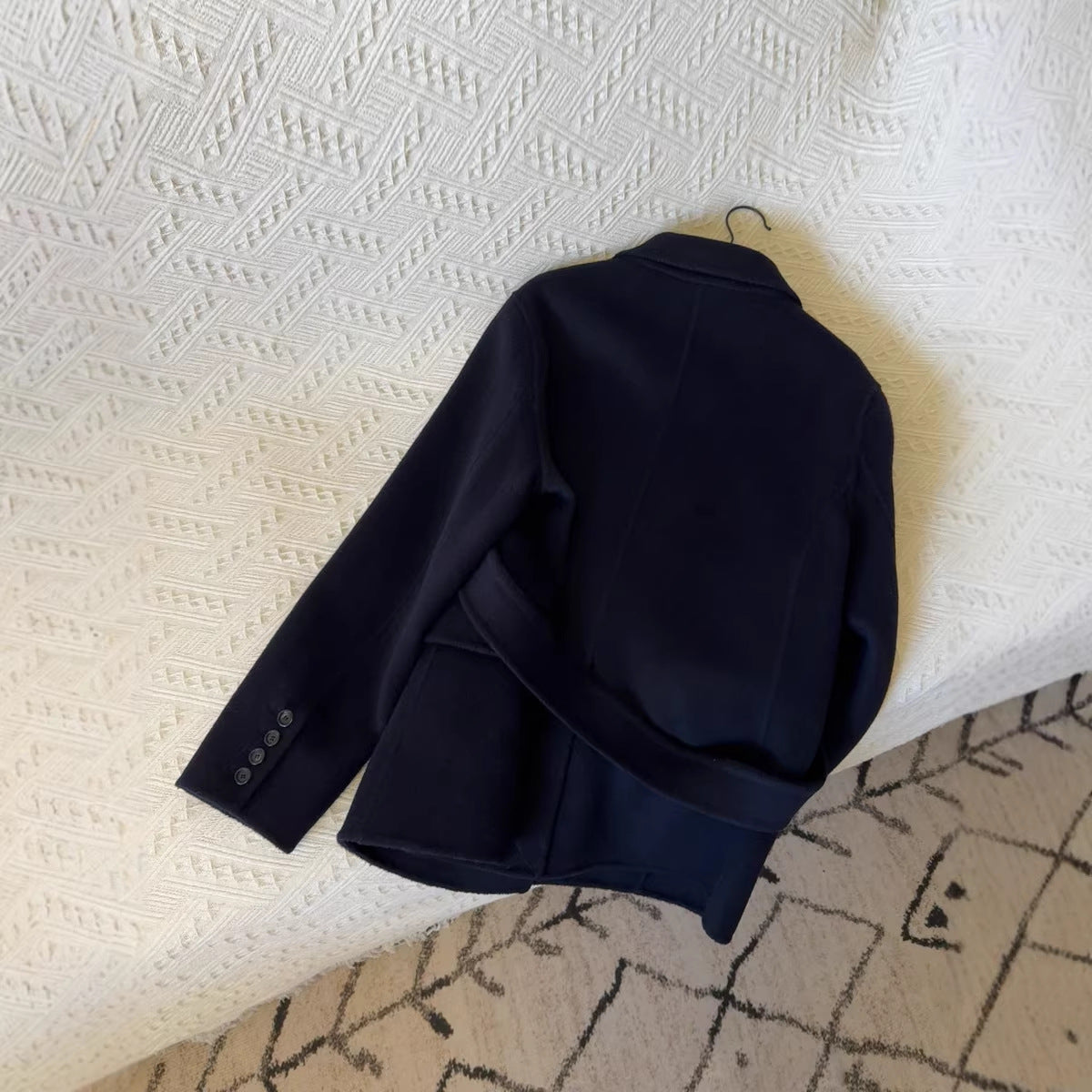 Women Elegant Double-breasted Jacket Chichicherry