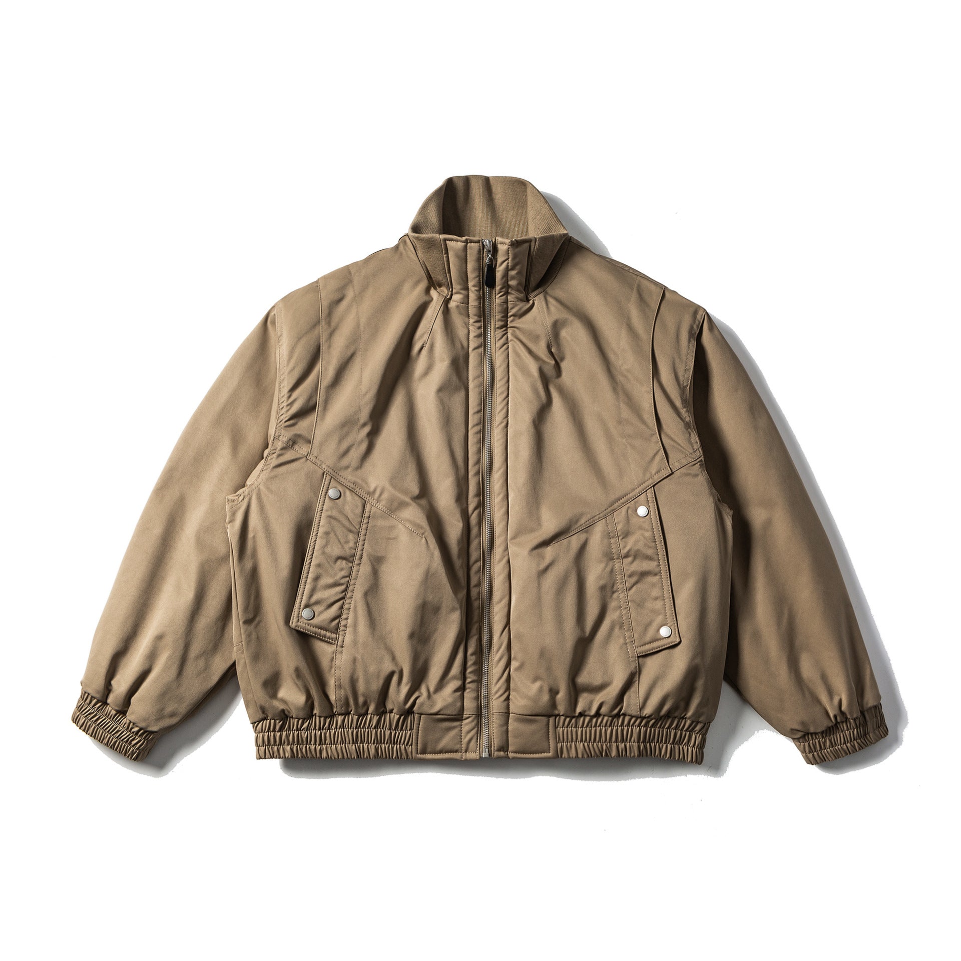 Unisex Short Cut Boxy Bomber Jacket Chichicherry