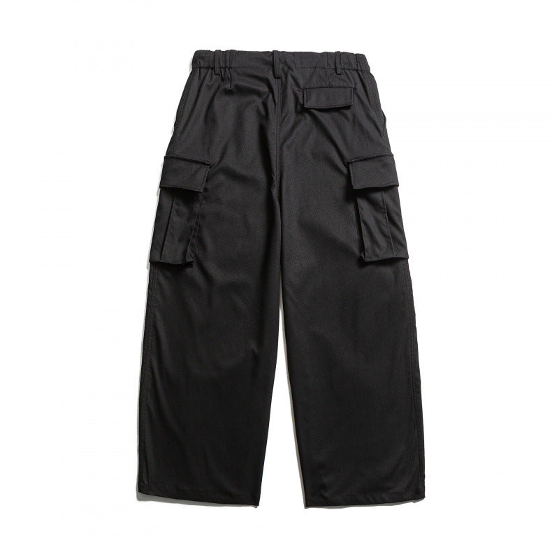 Men's cargo pants in baggy cut with drawstring and large flap pockets Chichicherry