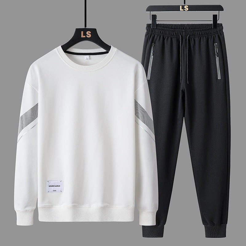 Men's sporty leisure training set made of sweatshirt & joggers with zip pockets Chichicherry