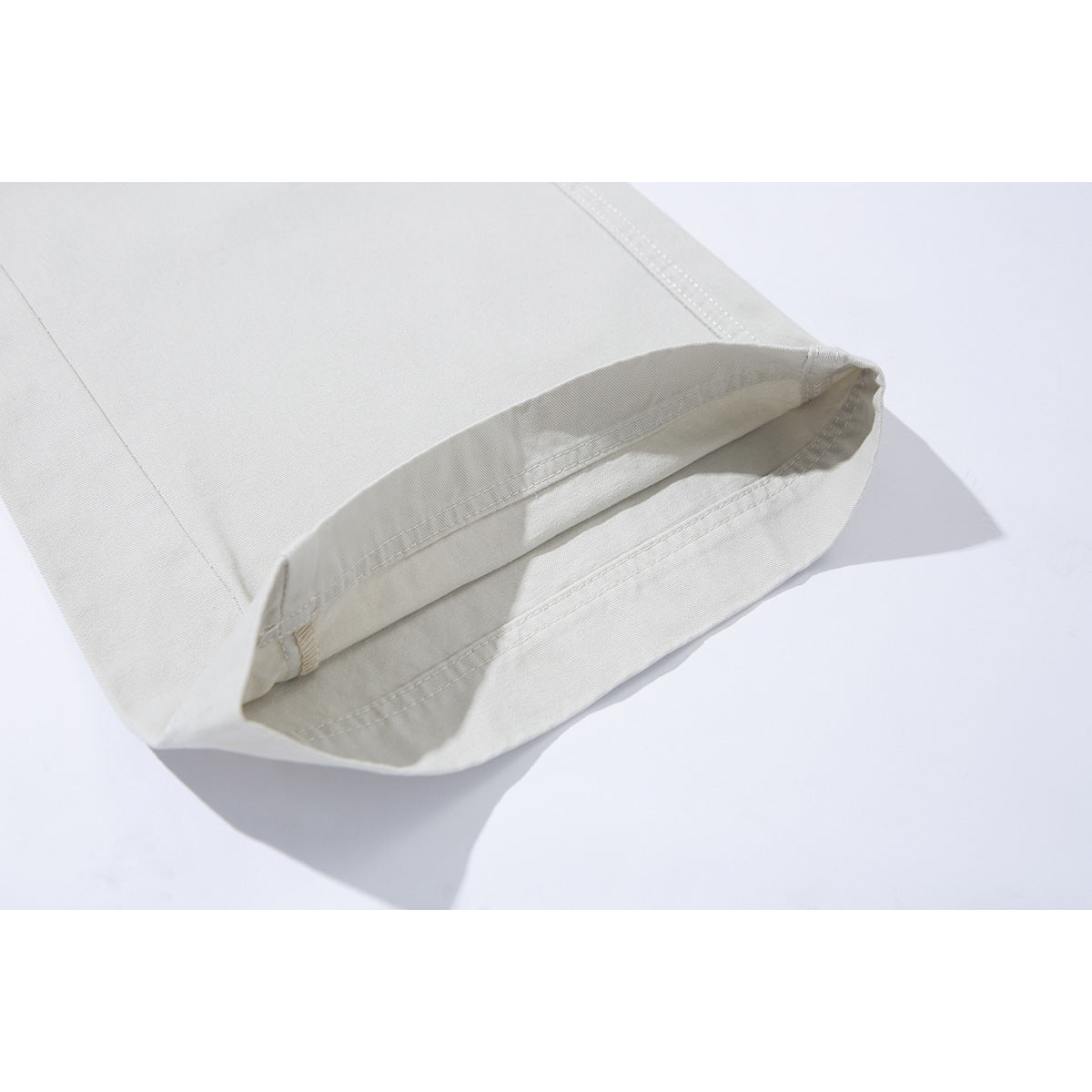 Women's High-Waisted Culotte Pants made of Cotton Twill with Wide Leg Chichicherry
