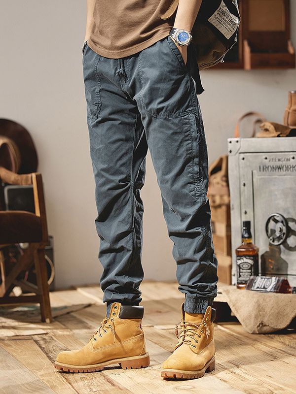 Men's Cargo Jogger Pants with Multi-Function Pockets Chichicherry