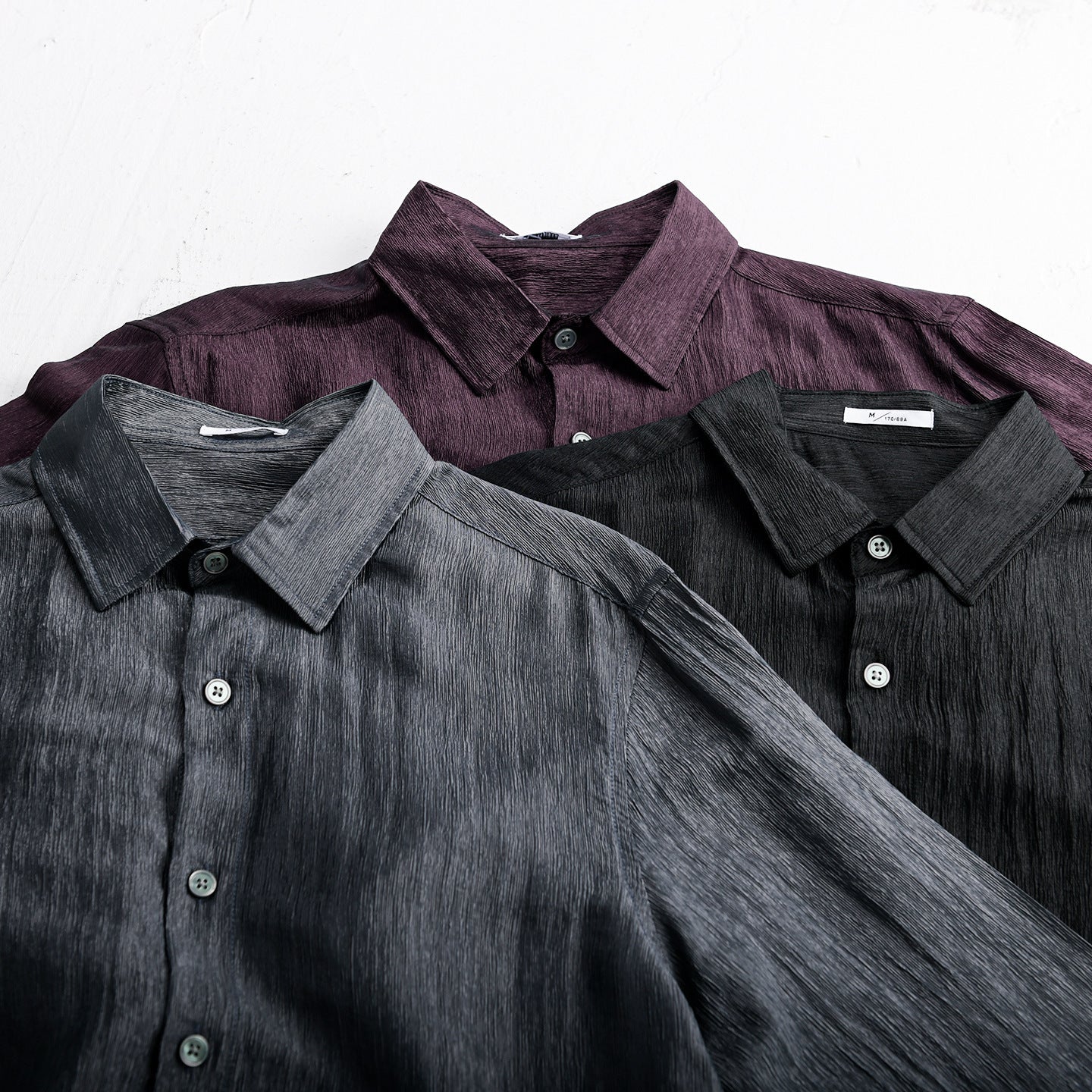 Men's Textured Linen-Cotton Shirt in Relaxed Fit Chichicherry