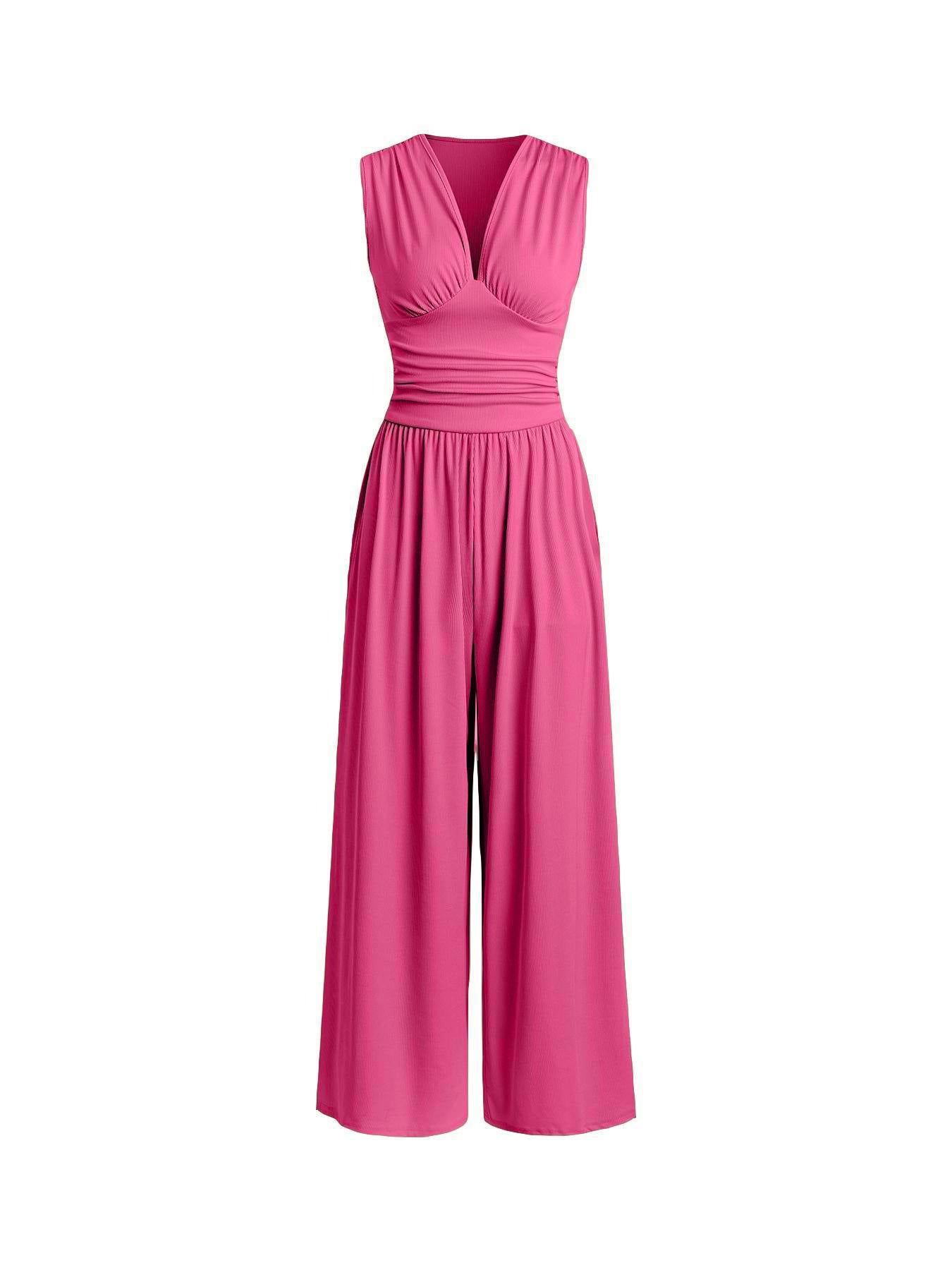 Women's Jumpsuit Palazzo Leg with Waist