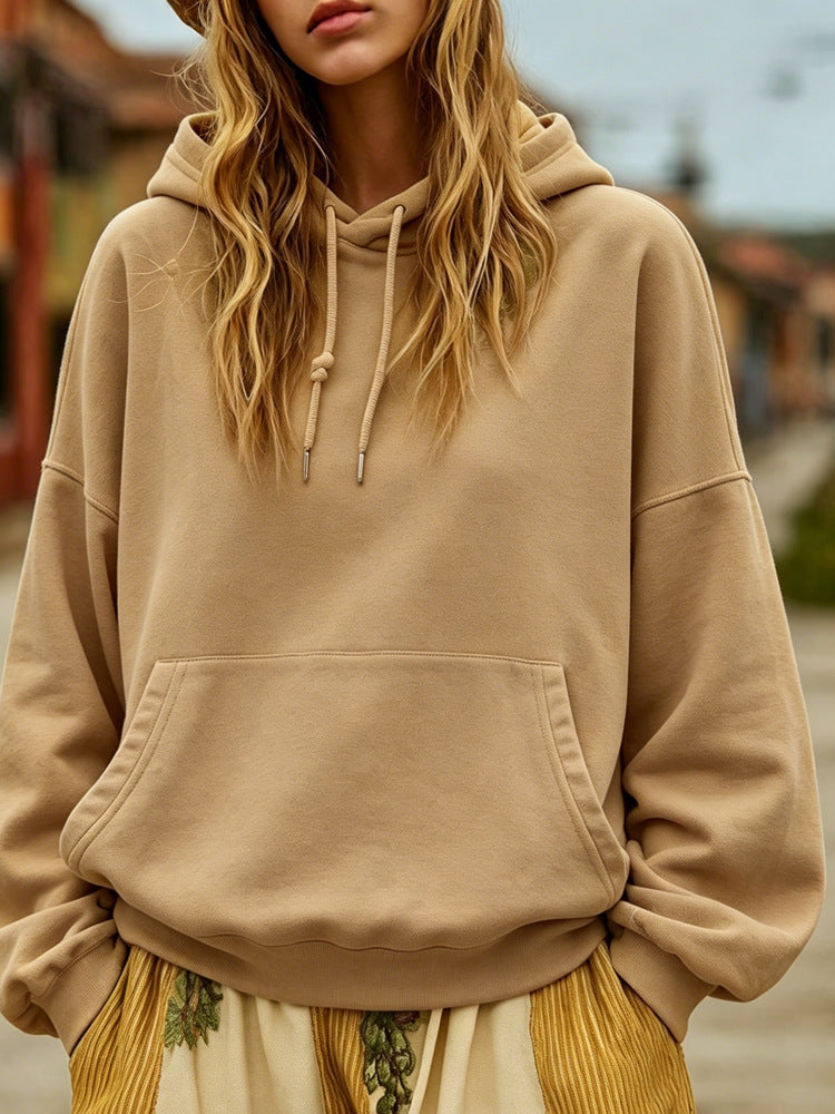 Women's Oversized Hoodie with Kangaroo Pocket and Relaxed Fit Chichicherry